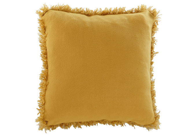 Cojín RIZO mostaza