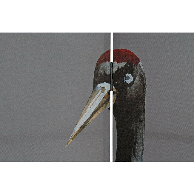 Biombo Lienzo Pájaros