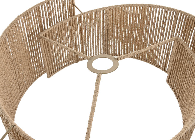 PANTALLA FIBRA METAL 48,00,X45X22 NATURAL MARRON 