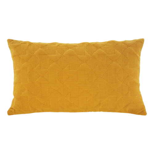 Cojín ACANALADO mostaza