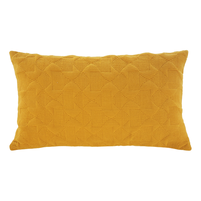 Cojín ACANALADO mostaza