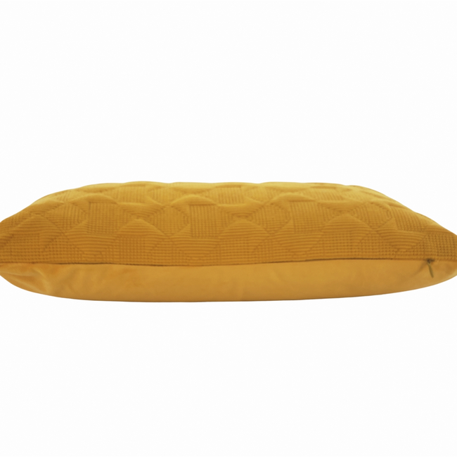 Cojín ACANALADO mostaza