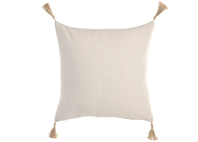 Cojín BORLAS YUTE cuadrado