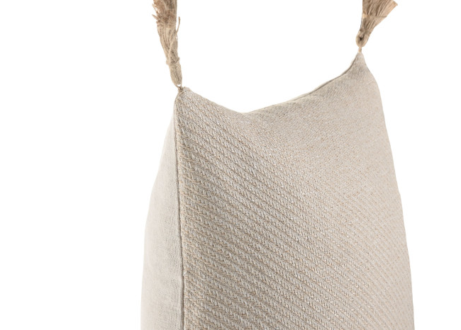 Cojín BORLAS YUTE cuadrado