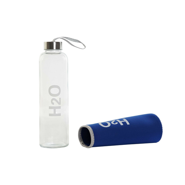 Botella cristal h2o 600 ml
