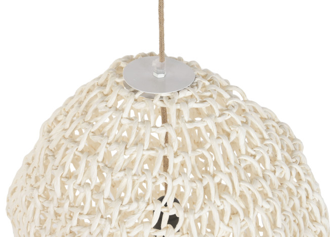 Lámpara fibra TRENZADA II