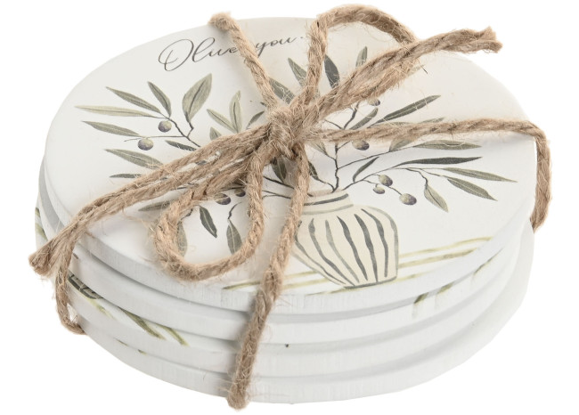 Set 4 posavasos OLIVE