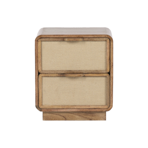 Mesita 2 cajones YUTE