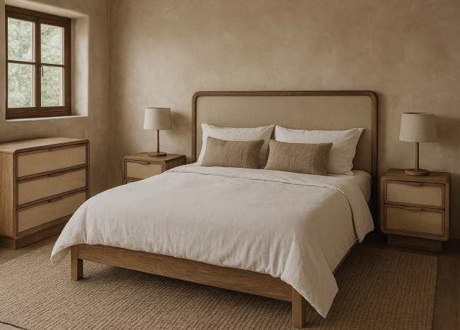 Mesita 2 cajones YUTE