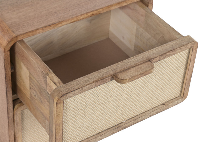 Mesita 2 cajones YUTE