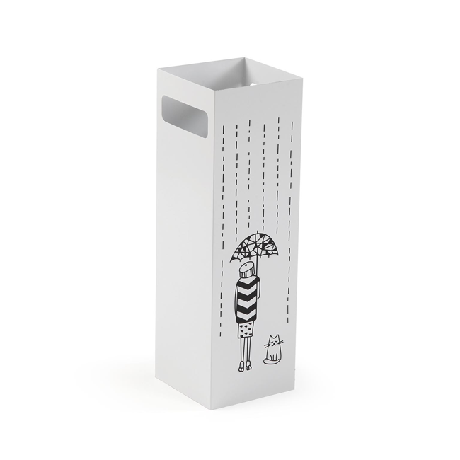 Paragüero NIÑA LLUVIA blanco