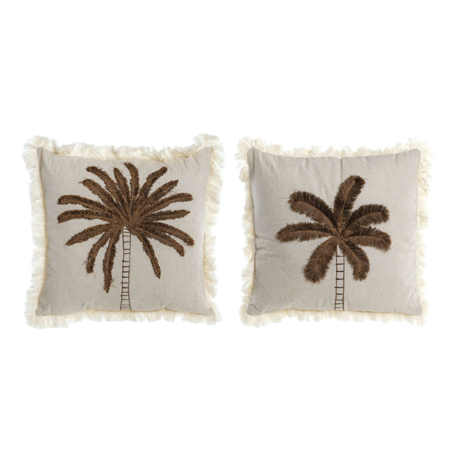 Cojín PALMERA BORDADO