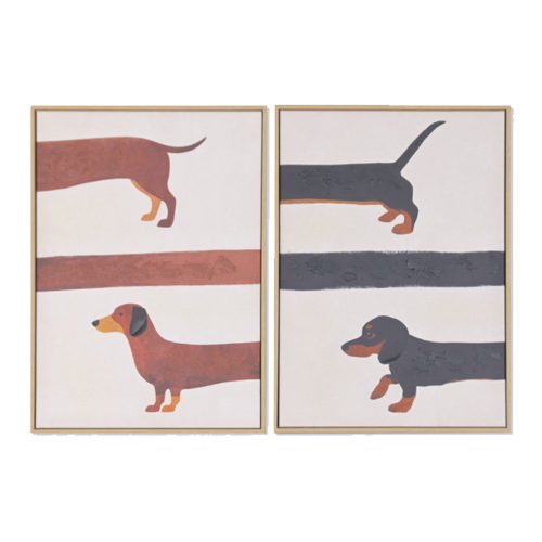 Cuadro PERRO SALCHICHA 