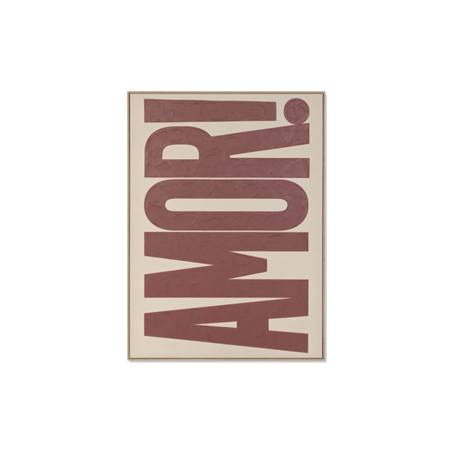 Cuadro AMOR pintado a mano