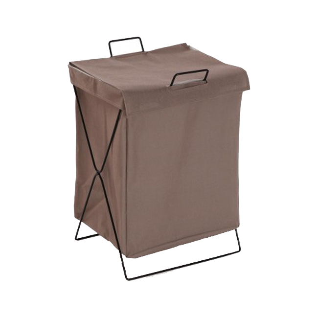 Cesto LAUNDRY plegable marrón