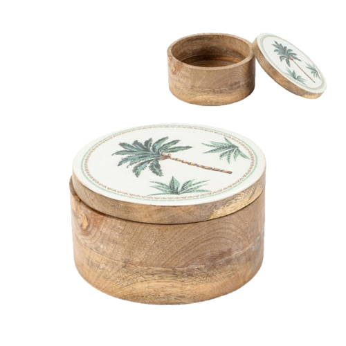 Caja redonda ZAHARA 
