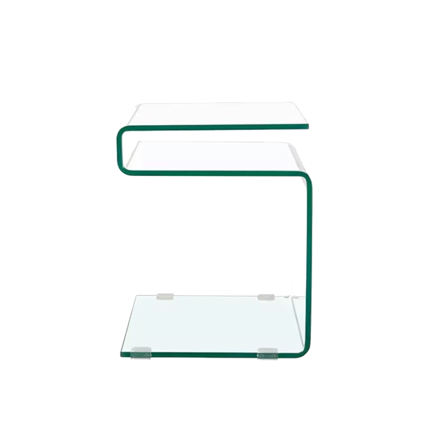 Mesa auxiliar "S" cristal