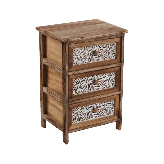 CAJONERA 3 CAJONES LEAF 40X29X58