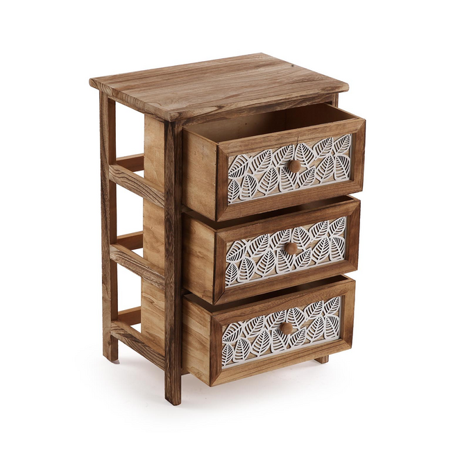 CAJONERA 3 CAJONES LEAF 40X29X58
