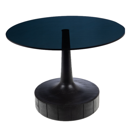 Mesa auxiliar TAG vaso b negro