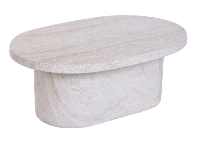 MESA CENTRO MAGNESIA 100X64X38 SIMIL MARMOL 