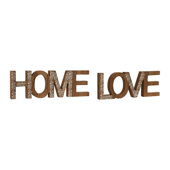 Decoración LOVE HOME madera