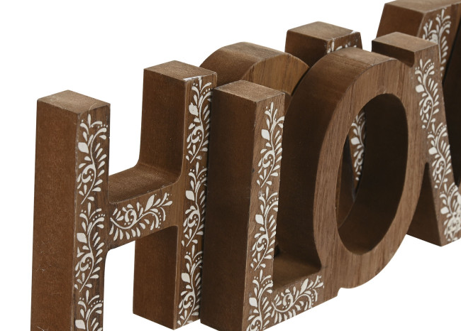 Decoración LOVE HOME madera