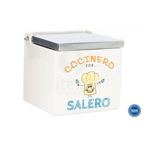 Salero ceramica frase