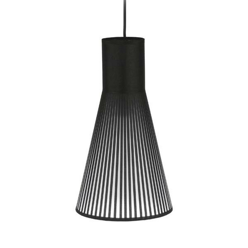 Lámpara techo Cono negro 