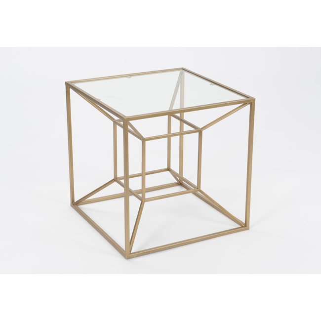 Mesa auxiliar Cubique Doré
