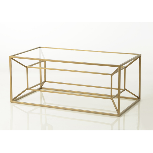 Mesa centro Cubique Doré